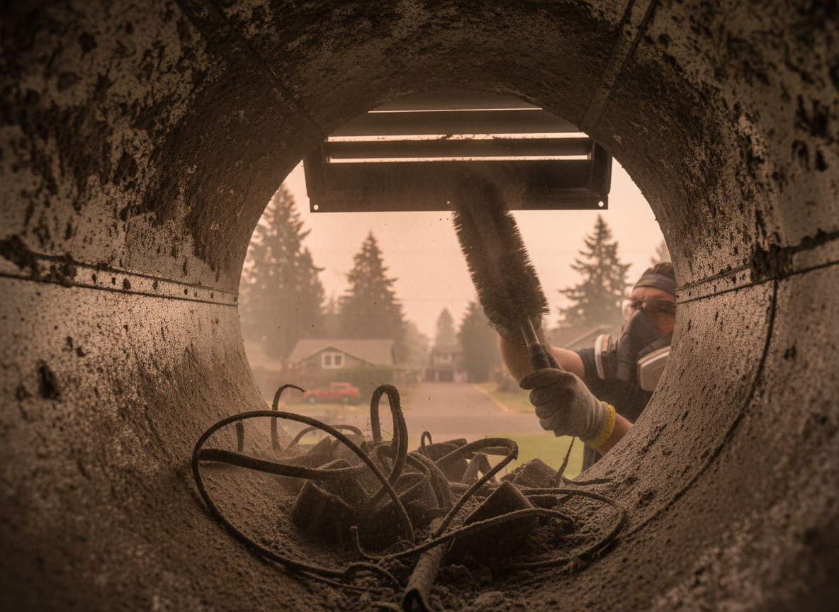 How Wildfire Smoke Affects Air Ducts in Oregon City Homes